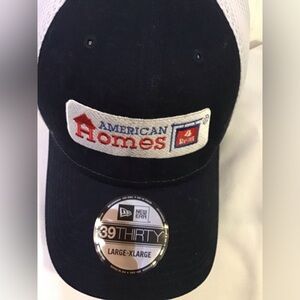 New Era Black and White American Homes Cap